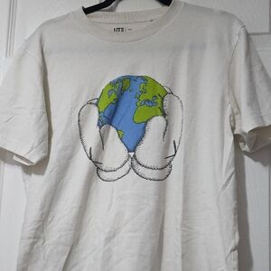 KAWS x Uniqlo White T-Shirt